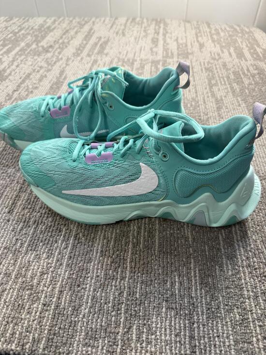 Nike Zoom Freak‎ 4 Shoes Mens Size 8.5 Teal Mint Green Basketball DM0825-300